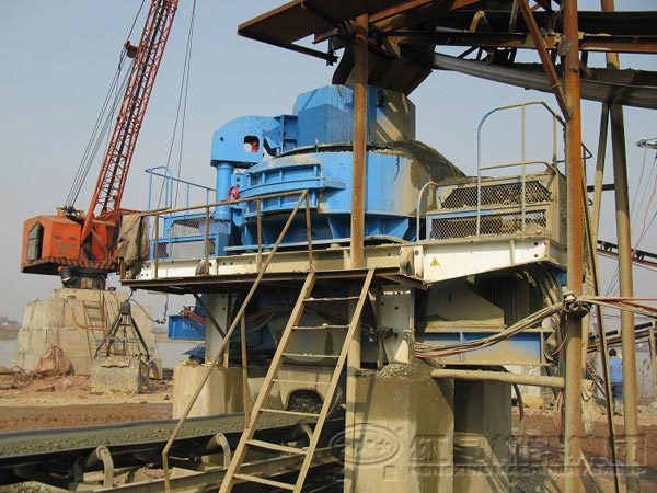 高校制砂機客戶生產現場