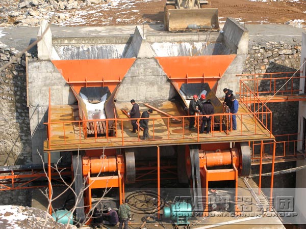 石子破碎機安裝現(xiàn)場