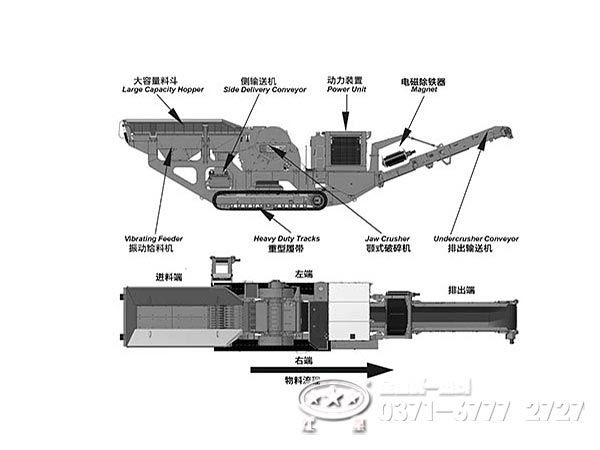 履帶式破碎機性能優勢 履帶式破碎機性能優勢