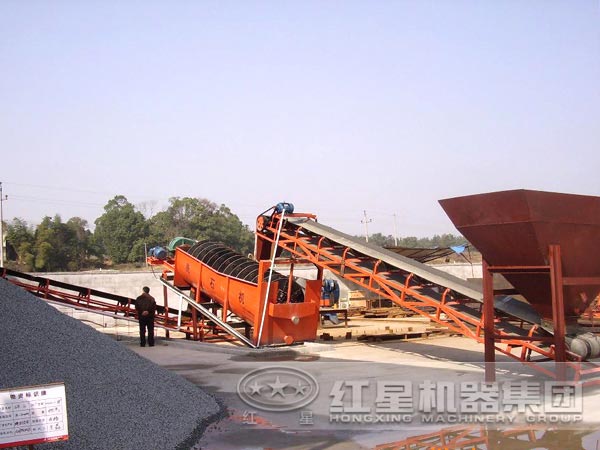 砂石洗選機現場圖 砂石洗選機現場圖