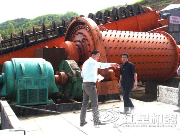 棒磨制砂機生產現場