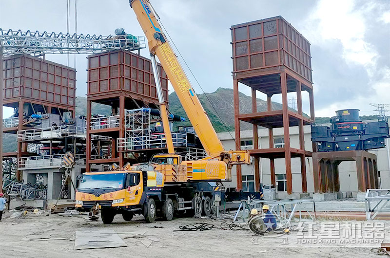 浙江舟山制砂生產線現場二 浙江舟山制砂生產線現場二