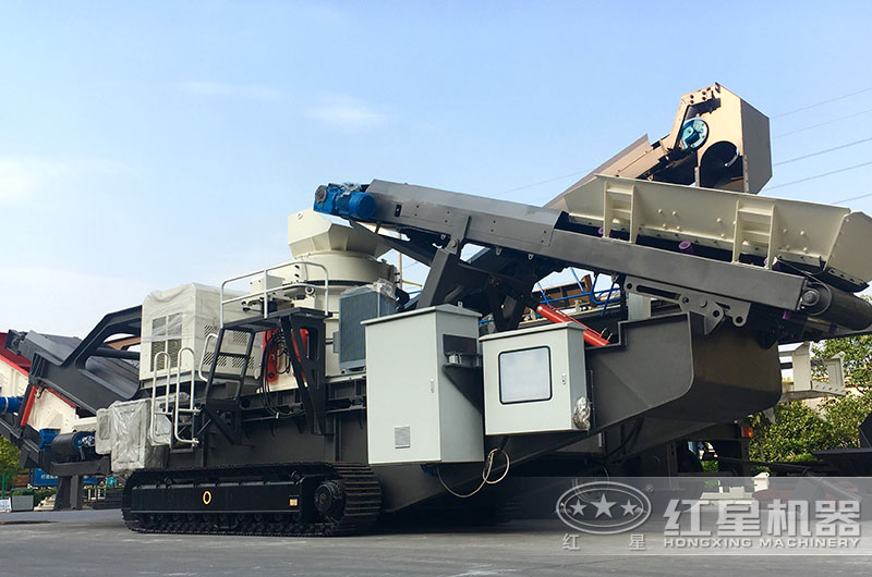 大理石移動破碎機實拍圖 大理石移動破碎機實拍圖