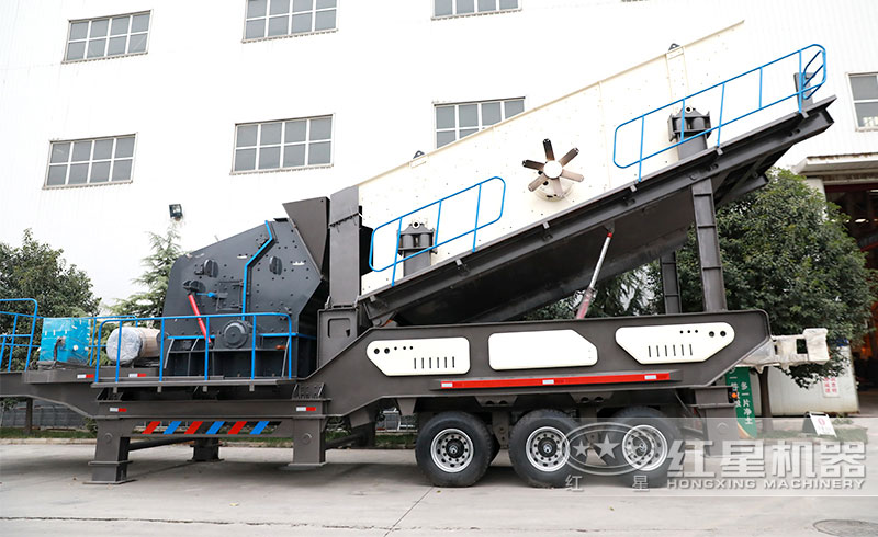 移動式反擊破制砂機現場實拍 移動式反擊破制砂機現場實拍