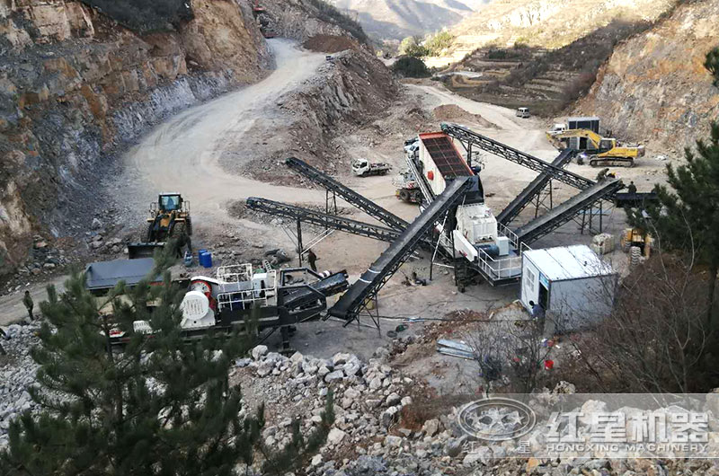 移動式碎石生產線 移動式碎石生產線