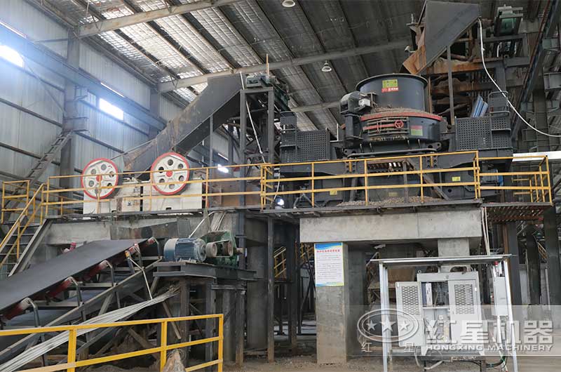 小型機制砂加工現場 小型機制砂加工現場