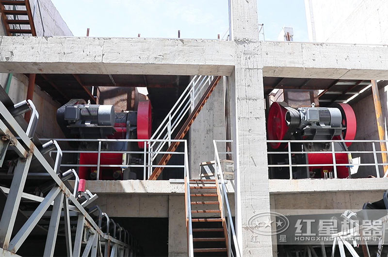 浙江舟山制砂生產線現場一 浙江舟山制砂生產線現場一