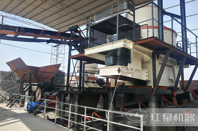 沖擊式制砂機碎砂加工現場 沖擊式制砂機碎砂加工現場