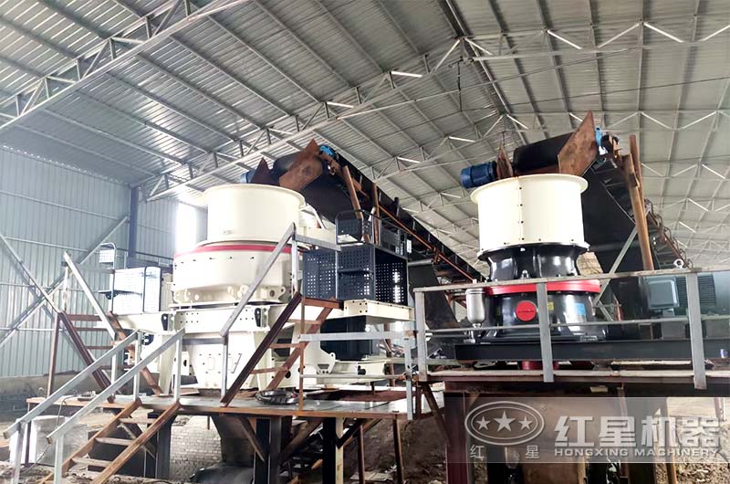 時產100噸硅石制砂生產線設計方案二 時產100噸硅石制砂生產線設計方案二