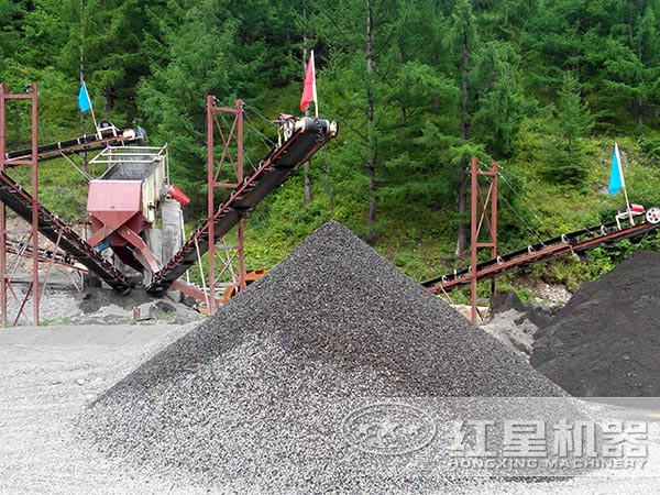 機制砂生產加工現場 機制砂生產加工現場