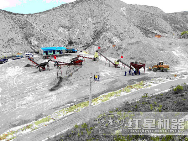 制砂生產現場圖