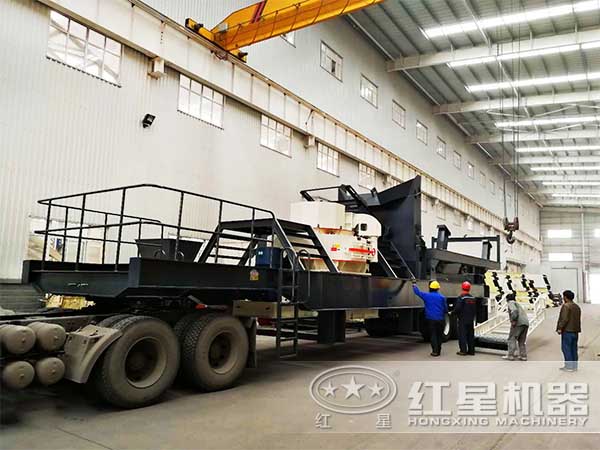 流動式石打石制沙機