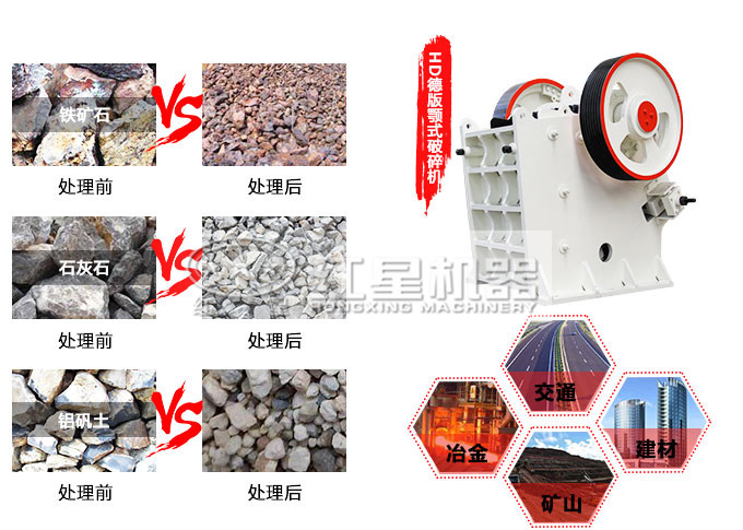 顎式破碎機應用范圍 顎式破碎機應用范圍