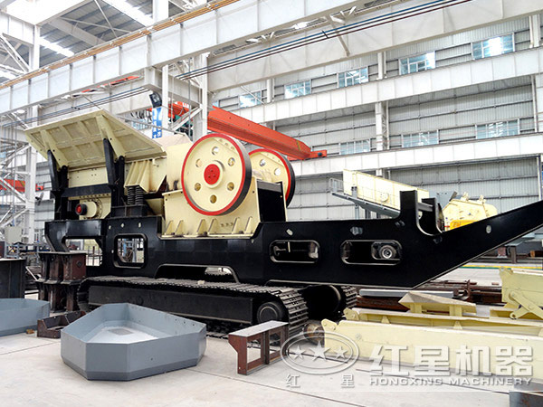 履帶式移動式石子破碎機