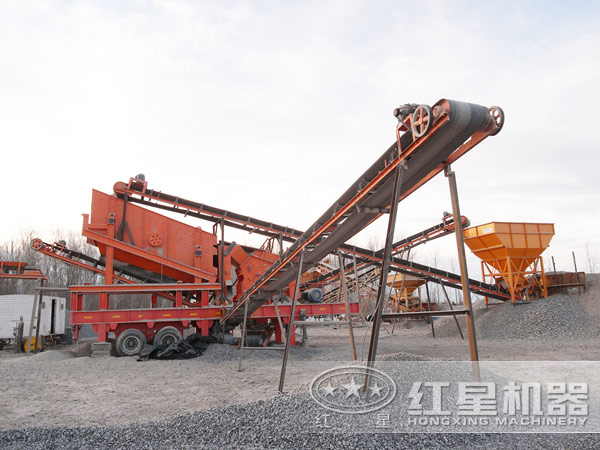 砂石骨料生產(chǎn)現(xiàn)場 砂石骨料生產(chǎn)現(xiàn)場