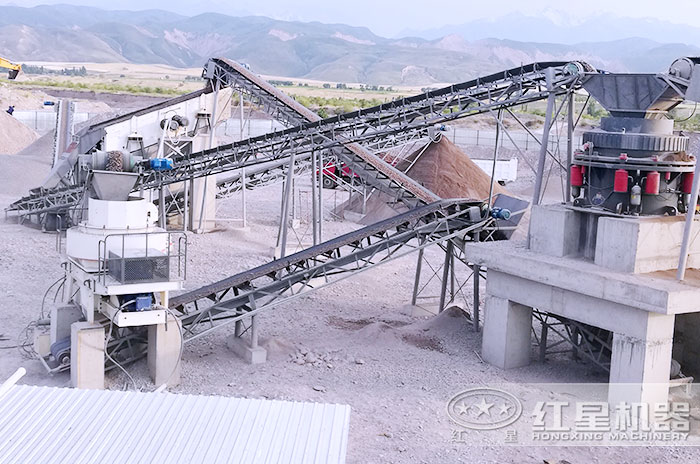 硅石制砂現場 硅石制砂現場