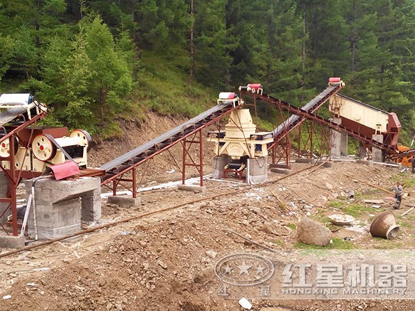 干法制砂生產線現場 干法制砂生產線現場