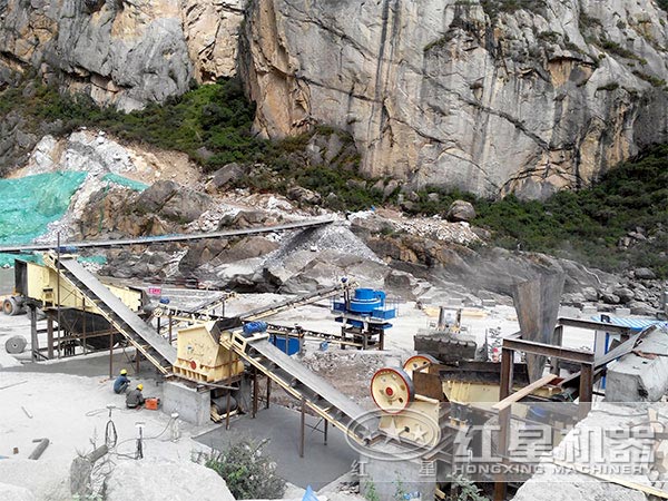 干法制砂現場 干法制砂現場