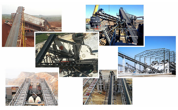 皮帶輸送機在各個生產線中的應用 皮帶輸送機在各個生產線中的應用