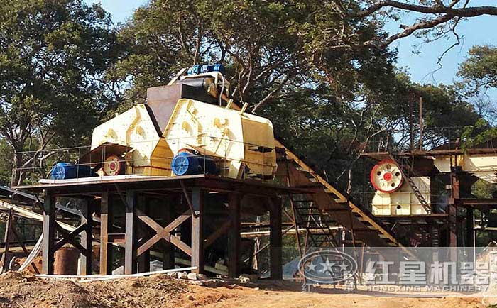 廣東客戶顎式粉碎機破碎現場 廣東客戶顎式粉碎機破碎現場