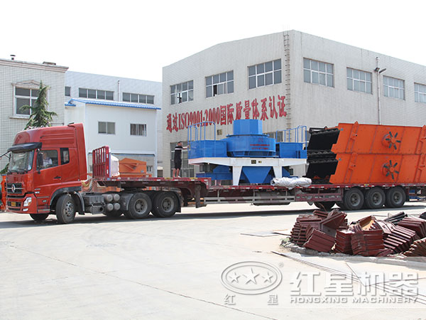 時產100噸石頭打砂機發貨圖 時產100噸石頭打砂機發貨圖