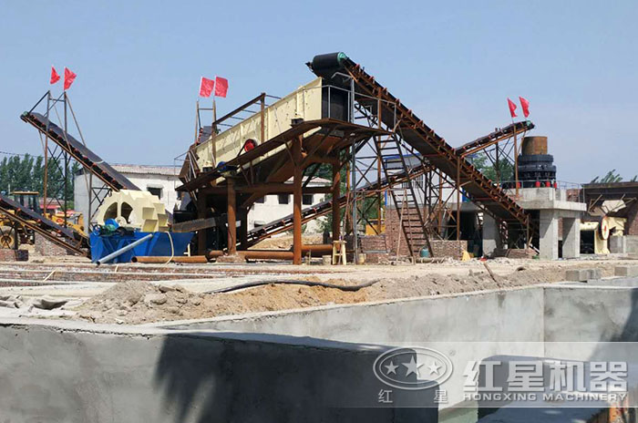 制砂生產線生產現場 制砂生產線生產現場