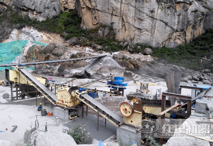 碎石生產現場 碎石生產現場
