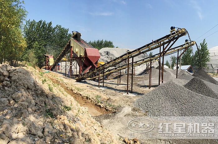 機制砂生產現場