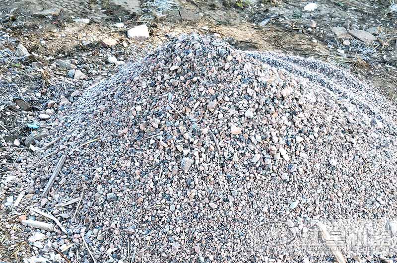 粒度較小的反擊式破碎機加工成品