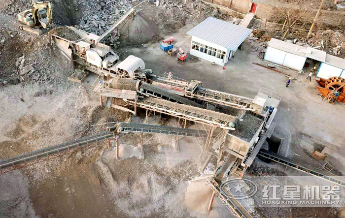 環保建筑垃圾破碎機處理現場 環保建筑垃圾破碎機處理現場