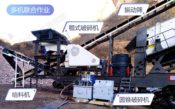 移動碎石機的搭配設備展示 移動碎石機的搭配設備展示