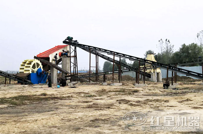紅星環(huán)保洗砂機(jī)作業(yè)現(xiàn)場 紅星環(huán)保洗砂機(jī)作業(yè)現(xiàn)場
