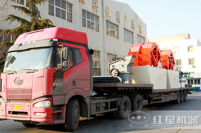 輪式洗砂機發貨圖 輪式洗砂機發貨圖