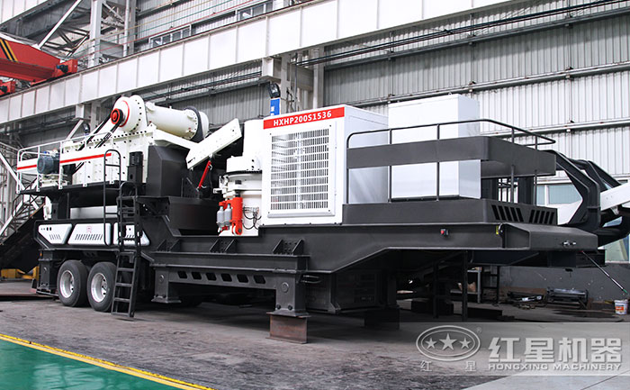 移動圓錐式破碎站 移動圓錐式破碎站
