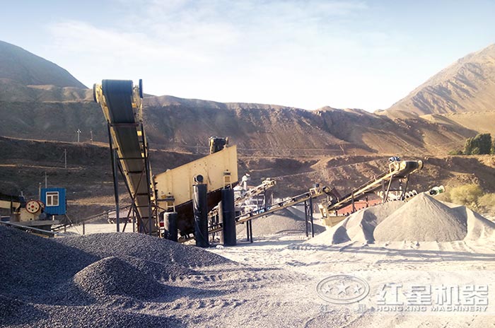 石灰石破碎現場 石灰石破碎現場