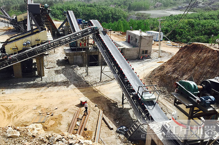 碎石廠生產加工現場 碎石廠生產加工現場