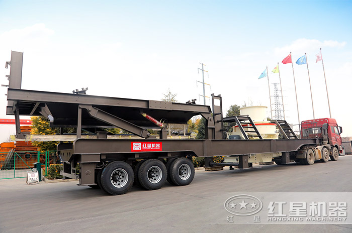 紅星機器流動打砂機發貨現場