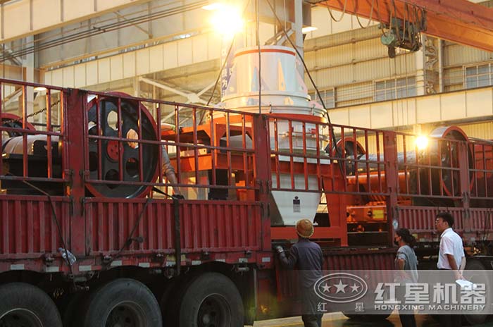 安山巖制砂機發貨現場 安山巖制砂機發貨現場