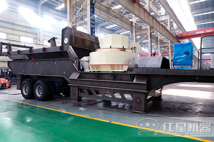 移動鵝卵石設備鑄造車間