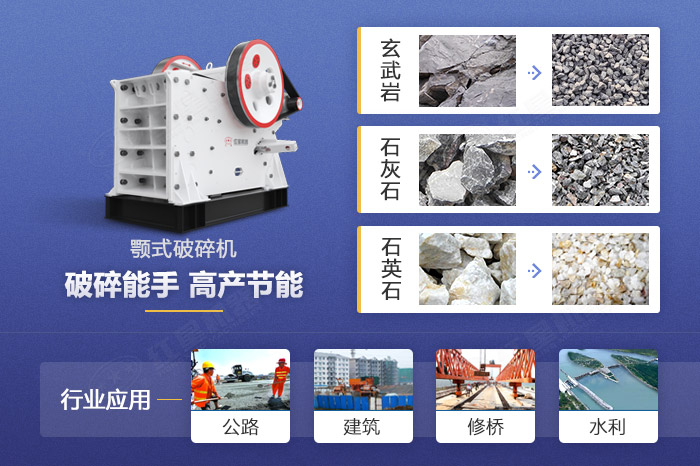 顎式破碎機應用范圍