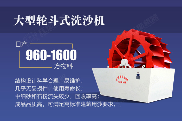 洗砂石選擇輪斗式洗砂機事半功倍