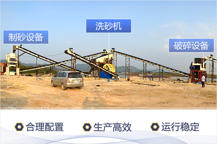 洗沙場作業現場-合理配置,生產效率高 洗沙場作業現場-合理配置,生產效率高