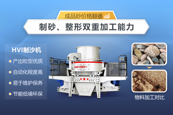 HVI制砂機優勢