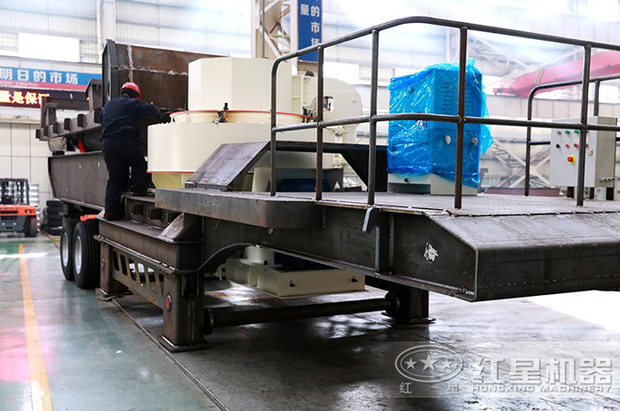 紅星機器專業的車載移動一體制砂機