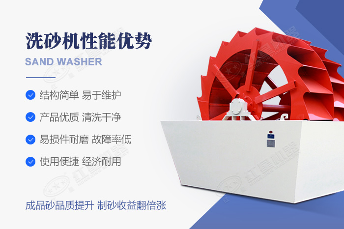 輪斗式洗砂機技術優勢
