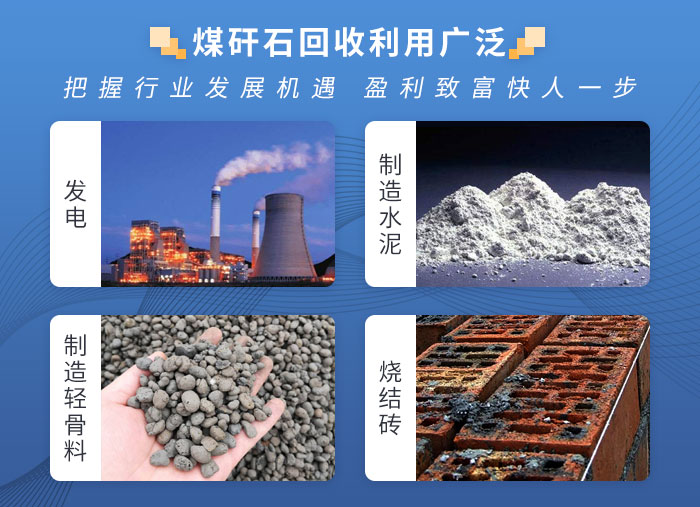 煤矸石物料應用領域展示 煤矸石物料應用領域展示