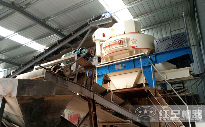 大型室內干粉制砂生產展示 大型室內干粉制砂生產展示