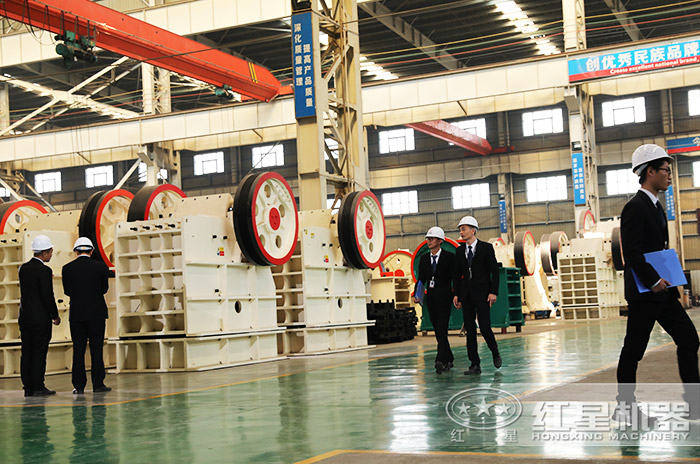 客戶到紅星機器廠區參觀考察設備 客戶到紅星機器廠區參觀考察設備