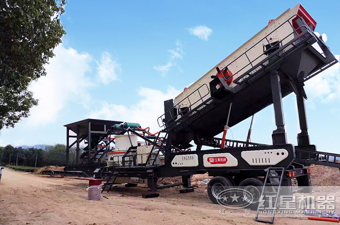 移動制沙一體機設備作業現場 移動制沙一體機設備作業現場