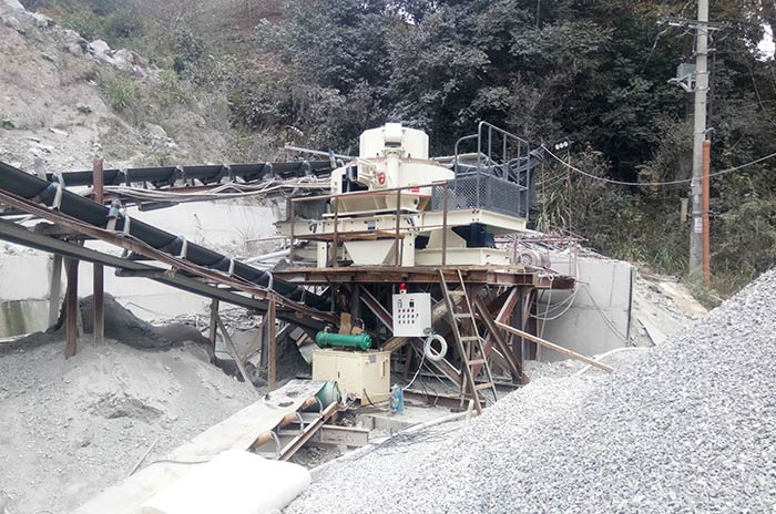 機制砂生產現場 機制砂生產現場